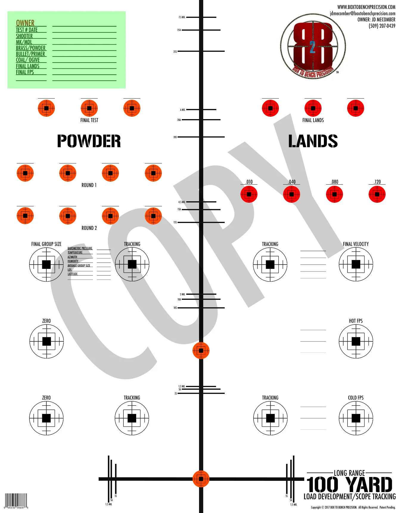 blog-box to bench precision